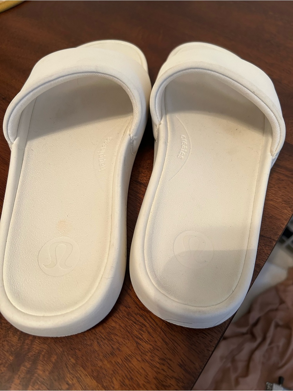 lululemon athletica White Slide Sandals - Picture 5 of 5